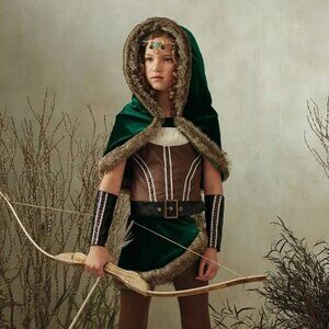 Chasing Fireflies Girls Archer Costume size 12
